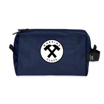 Working Class - Recycled Toiletry Zip Bag - navy - Front