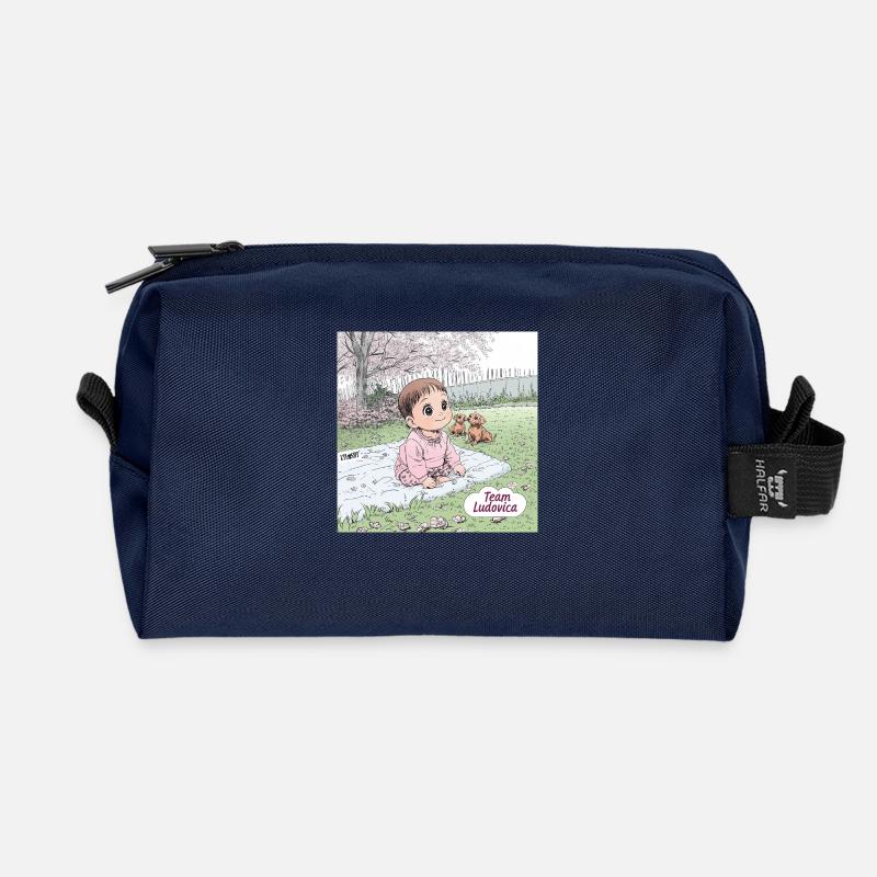 Spring - Recycled Toiletry Zip Bag - navy