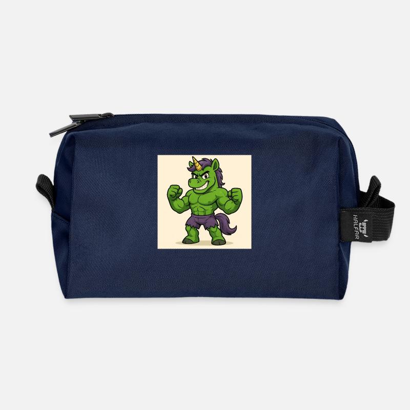 Hulkunicorn - Recycelte Kulturtasche - Navy