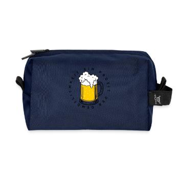 Ein Prosit der Gemütlichkeit - Recycelte Kulturtasche - Navy - Vorne