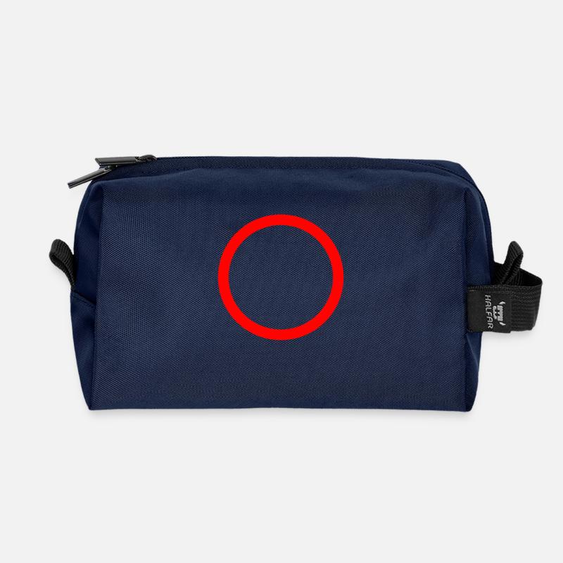 Kreis - Recycelte Kulturtasche - Navy
