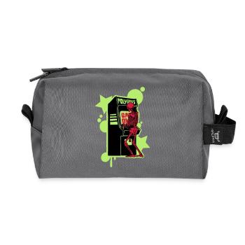 Hi-score - Recycled Toiletry Zip Bag - anthracite - Front