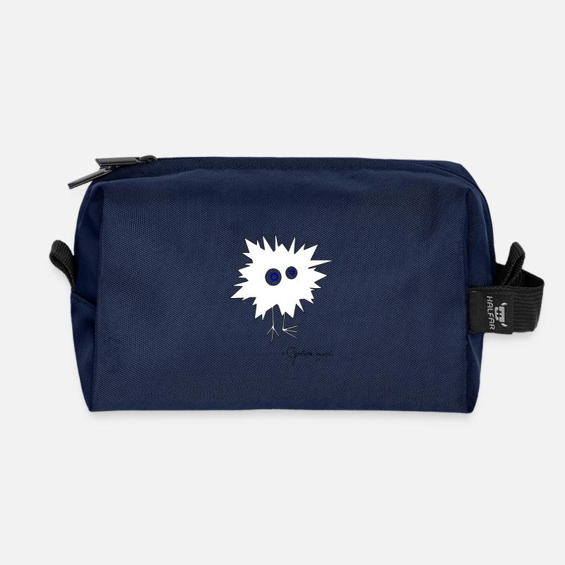 Flauschtier verblitzt © Chyropterum Innoxius - Recycelte Kulturtasche - Navy