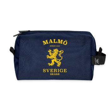 MALMÖ Sverige Sweden - Recycled Toiletry Zip Bag - navy - Front