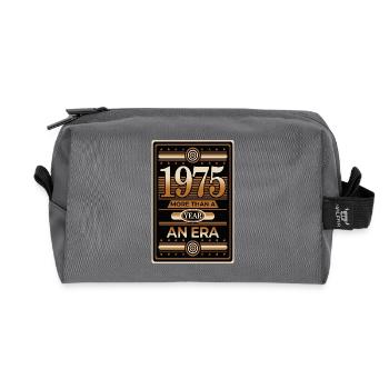 1975 Mehr als ein Jahr - Recycelte Kulturtasche - Anthrazit - Vorne