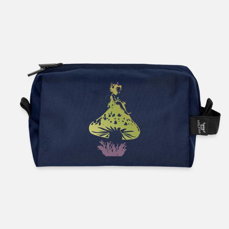 Fantasy-Pilz - Recycelte Kulturtasche - Navy