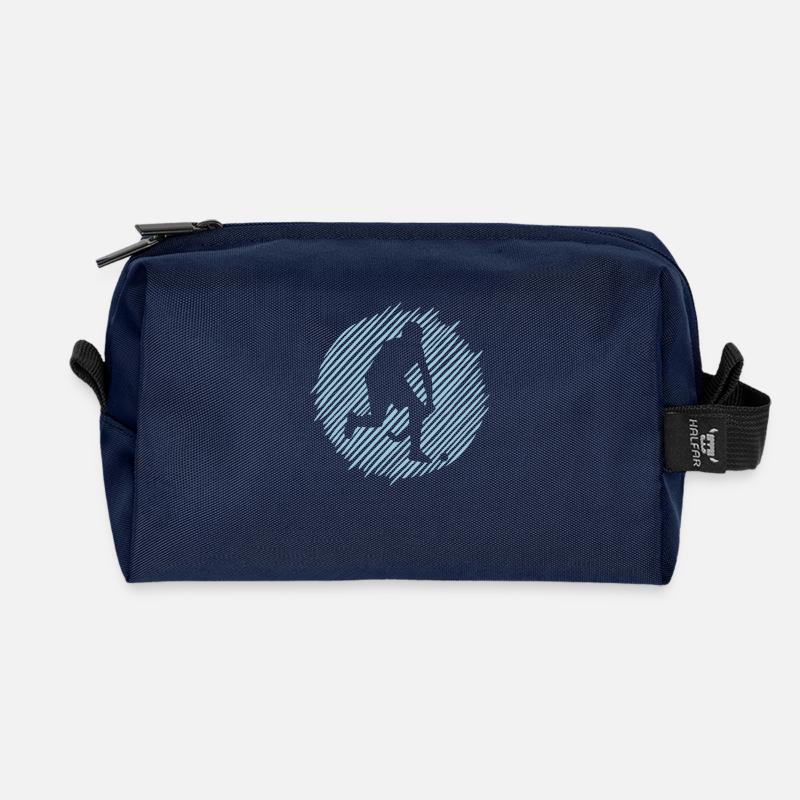 Feldhockey Spieler - Recycelte Kulturtasche - Navy