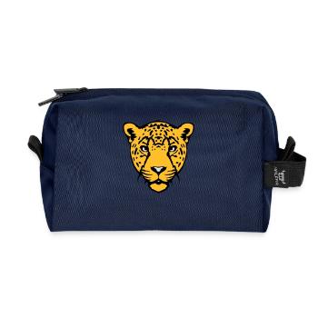 guepard animal sauvage 18 - Trousse de toilette en tissu recyclé - marine - Devant