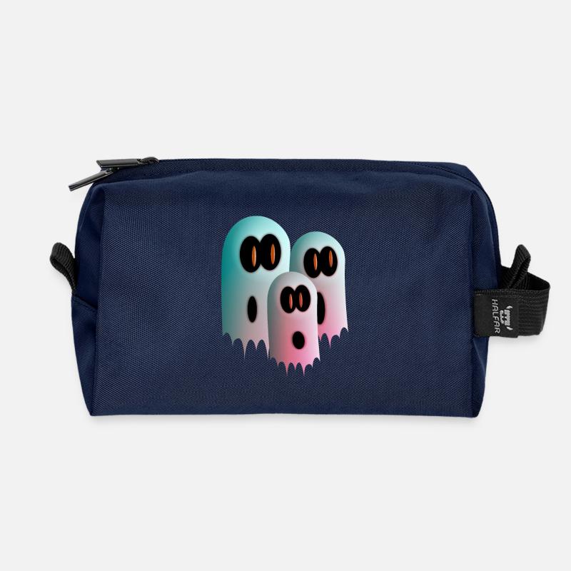 Gespenster - Recycelte Kulturtasche - Navy