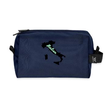 italien land - Recycelte Kulturtasche - Navy - Vorne