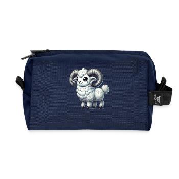 widder cartoon - Recycelte Kulturtasche - Navy - Vorne
