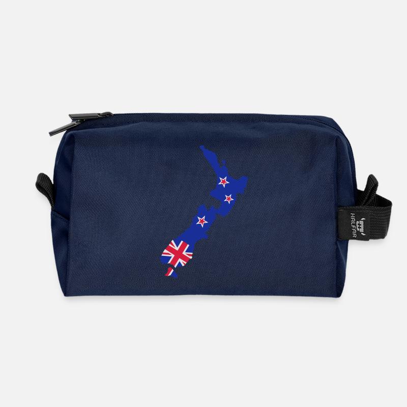 Neuseeland - Recycelte Kulturtasche - Navy