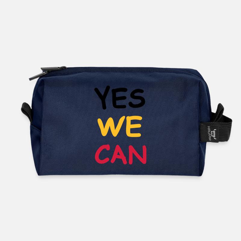 yes we can - Recycelte Kulturtasche - Navy