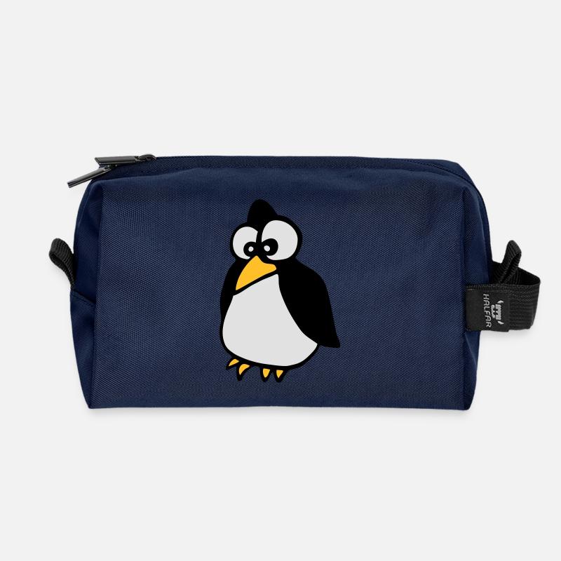 pingouin - Trousse de toilette en tissu recyclé - marine
