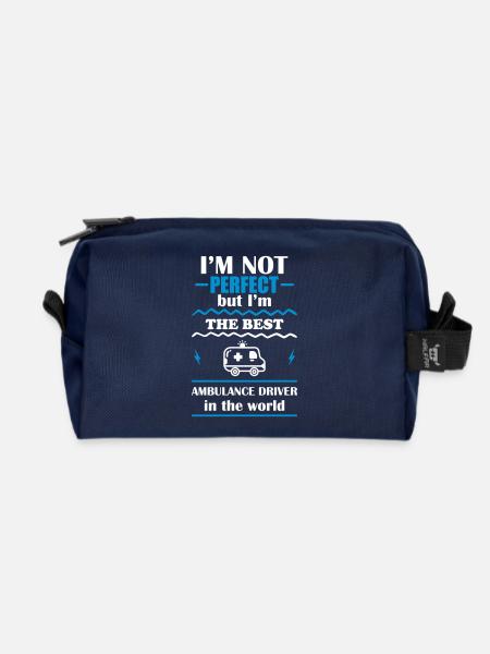 Nicht perfekt, aber bester Sanitäter der Welt - Recycelte Kulturtasche - Navy