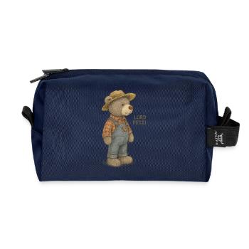 Lord Petzi Farmer - Recycelte Kulturtasche - Navy - Vorne