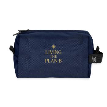 Living Plan B  - Recycelte Kulturtasche - Navy - Vorne