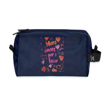 More Amore - Recycled Toiletry Zip Bag - navy - Front