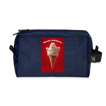 Geisterhaftes Genuss-Eis - Recycelte Kulturtasche - Navy - Vorne