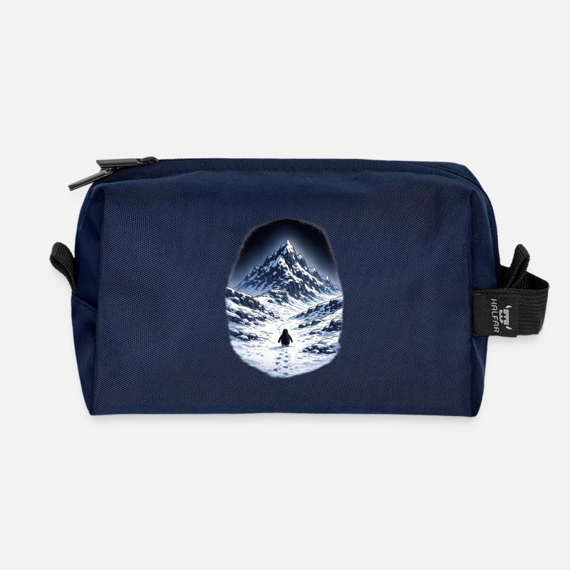 But why Penguin - Recycled Toiletry Zip Bag - navy