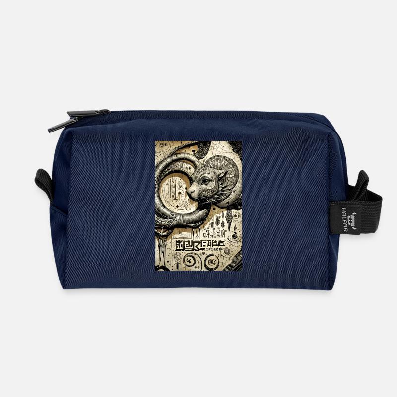 Patch 11 - Recycled Toiletry Zip Bag - navy