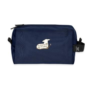 La brebis perdue et les 99 - Trousse de toilette en tissu recyclé - marine - Devant