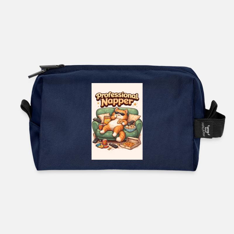 Professionelles Nickerchen - Recycelte Kulturtasche - Navy
