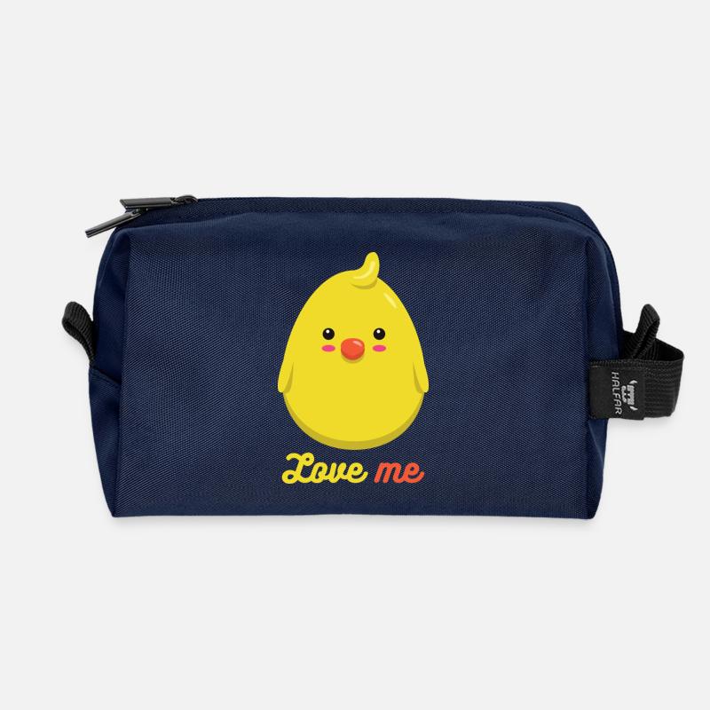 Ente - Recycelte Kulturtasche - Navy