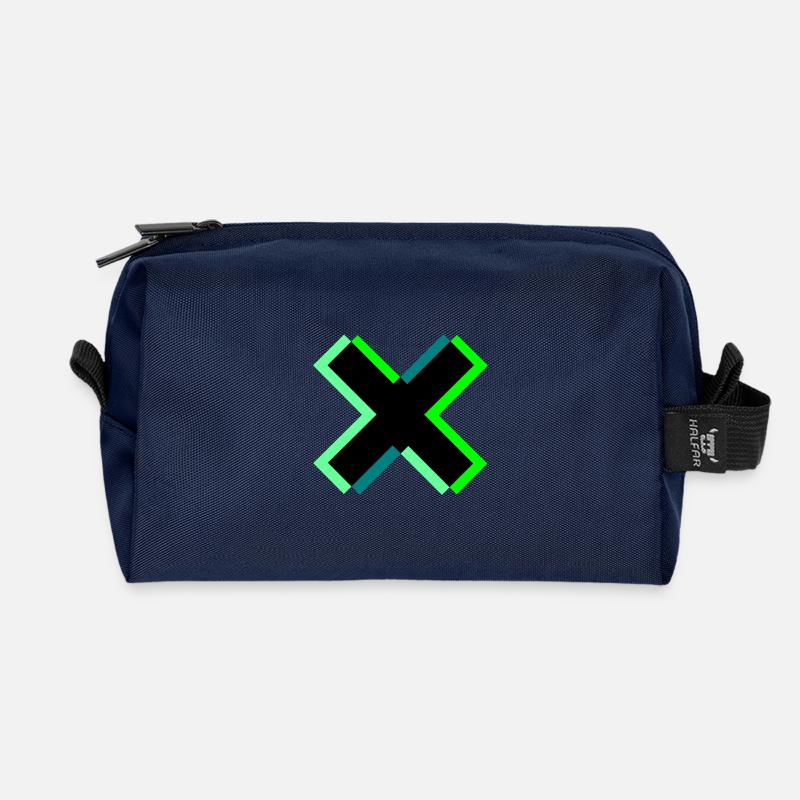 Heraufschrauben - Recycelte Kulturtasche - Navy