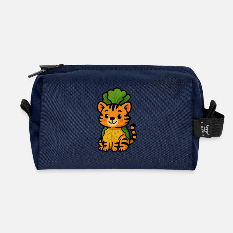 Salatiger - Recycelte Kulturtasche - Navy