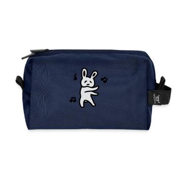 Lapin Partie - Trousse de toilette en tissu recyclé - marine - Devant