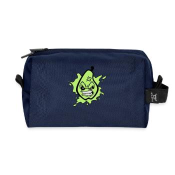 Angry pear - Recycelte Kulturtasche - Navy - Vorne