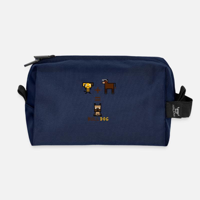 hunderasse - Recycelte Kulturtasche - Navy