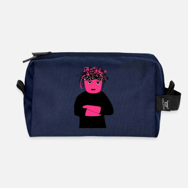 Yannie | Feminismus - Recycelte Kulturtasche - Navy