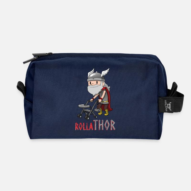 RollaTHOR - Lusiges Thor Rollator Design - Recycelte Kulturtasche - Navy