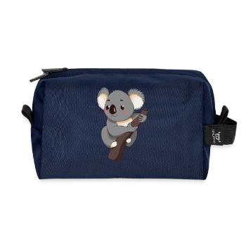 Koala - Recycled Toiletry Zip Bag - navy - Front