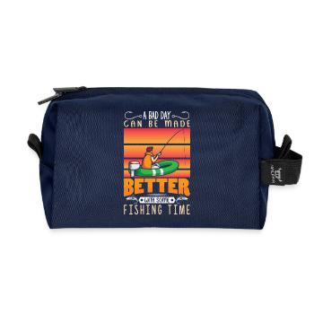 Pêcheurs Pêcheurs Pêcheurs Pêcheurs Pêcheurs Sportifs - Trousse de toilette en tissu recyclé - marine - Devant