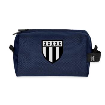 Blason Rennes (T) - Trousse de toilette en tissu recyclé - marine - Devant