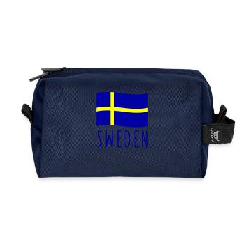 sweden - Recycelte Kulturtasche - Navy - Vorne