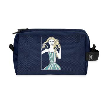 Goldloeckchen - Recycelte Kulturtasche - Navy - Vorne