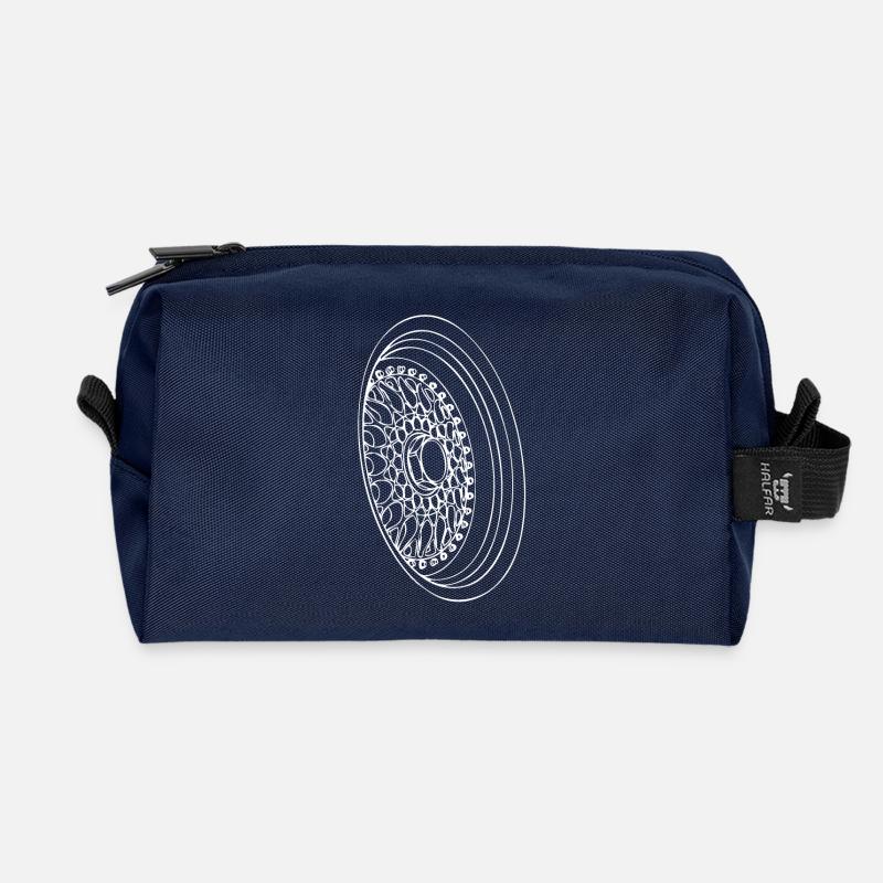 FELGE RETRO - Recycelte Kulturtasche - Navy