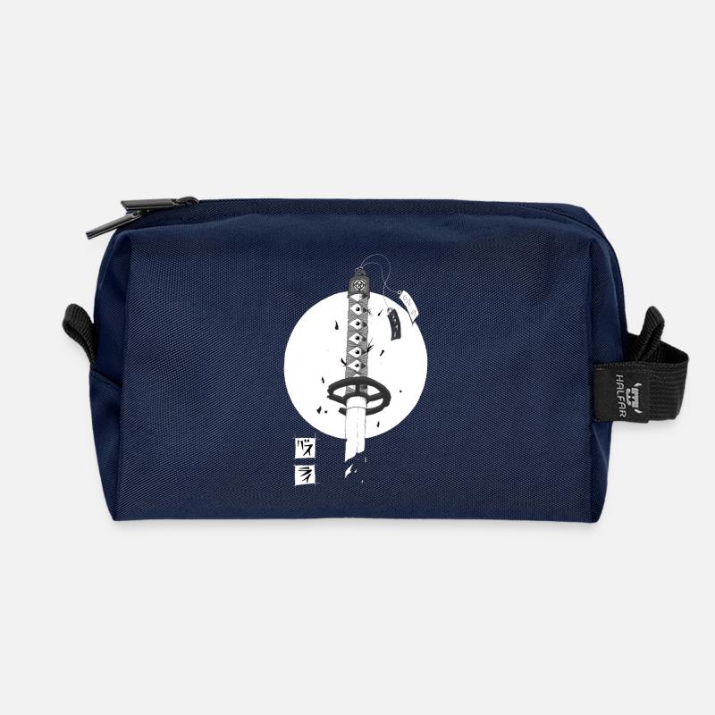 Broken Sword - Recycelte Kulturtasche - Navy