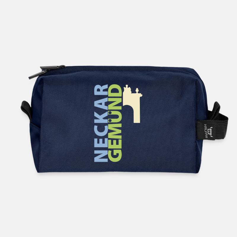 Neckargemuend Stadttor - Recycelte Kulturtasche - Navy