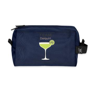 Équipe de cocktails de soirée de jeune fille Daiquiri - Trousse de toilette en tissu recyclé - marine - Devant