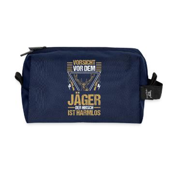 Chasse Chasse Chasseurs Chasseurs - Trousse de toilette en tissu recyclé - marine - Devant