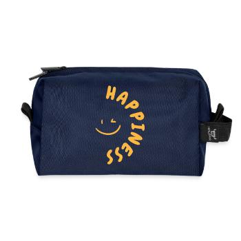 Chemise du Bonheur – Design Minimal d’été - Trousse de toilette en tissu recyclé - marine - Devant