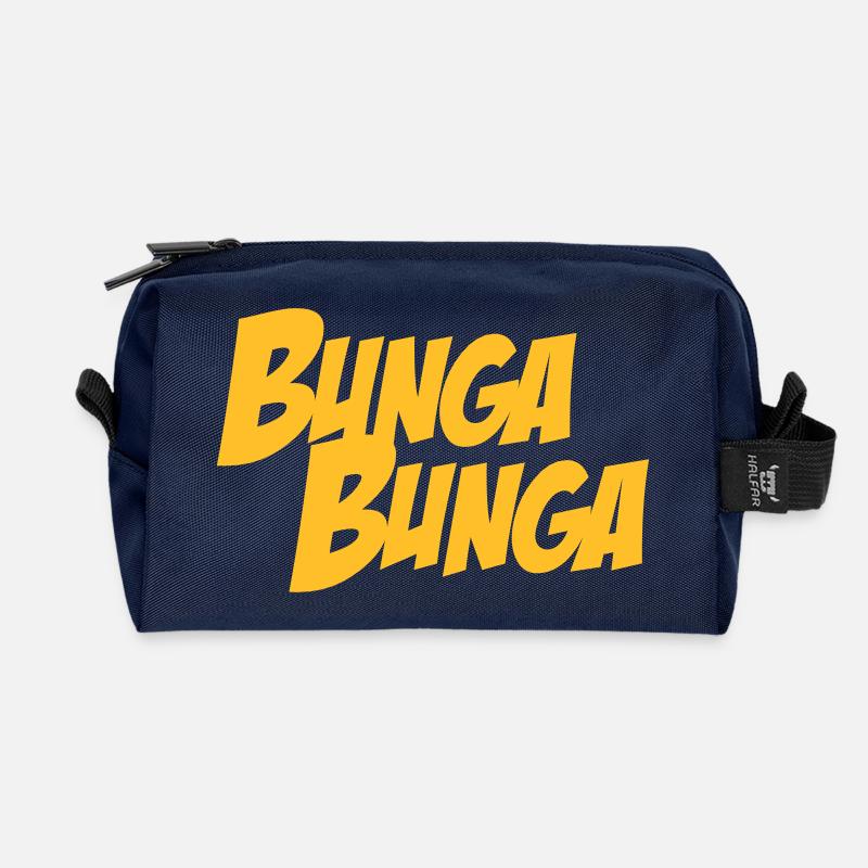 Bungabunga - Trousse de toilette en tissu recyclé - marine