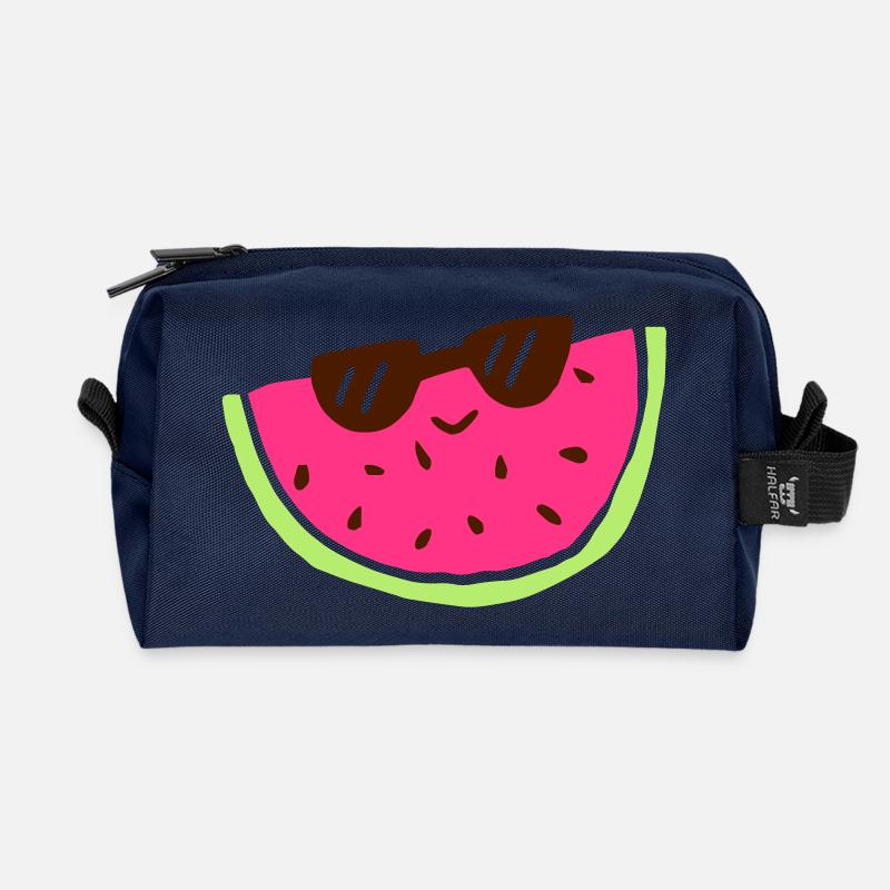 Melone - Recycelte Kulturtasche - Navy