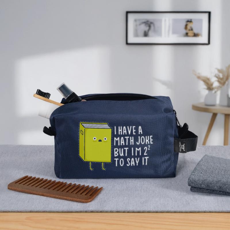 Math Nerd Students University Professor Mathematics Recycled Toiletry Zip Bag