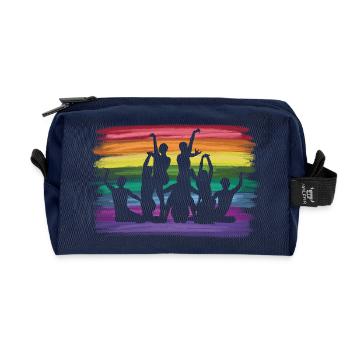 Artistic Swim Team Synchronschwimmen - Recycelte Kulturtasche - Navy - Vorne